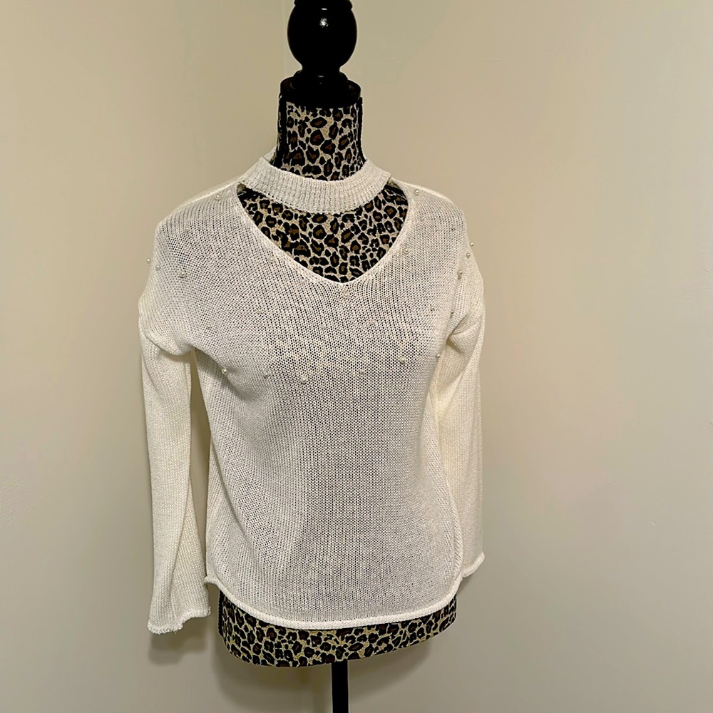 Flirty sweater